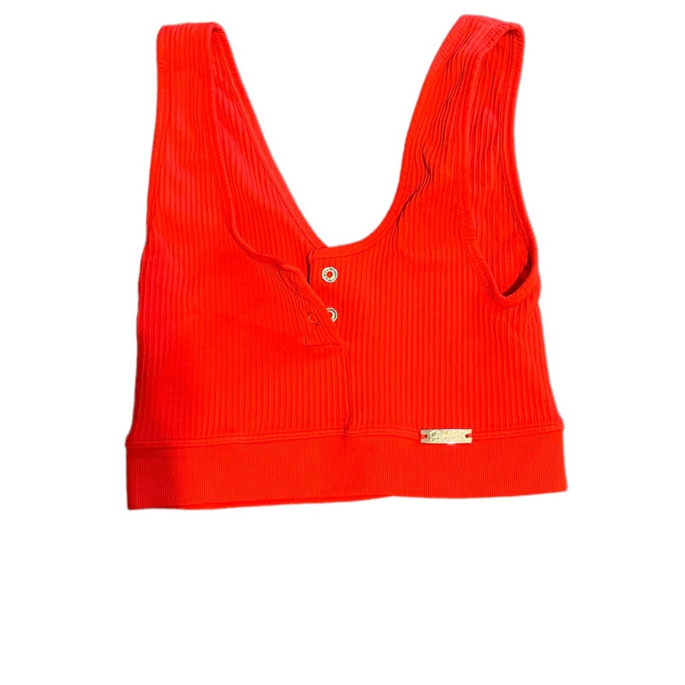 No longer available!  Bombshell red seamless bra small.  Matching bottoms listed